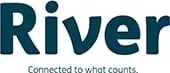 The logo for river connected to what counts.