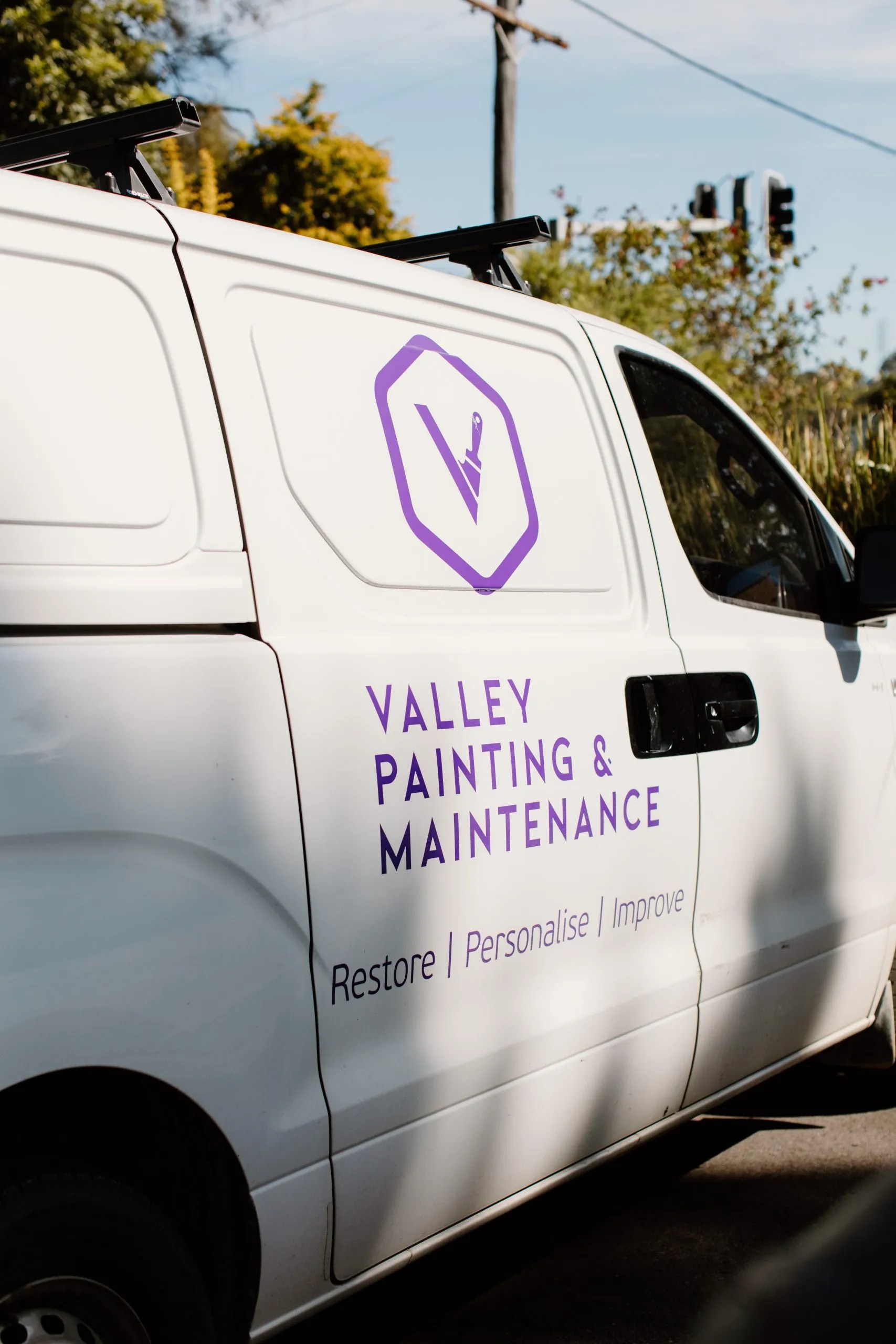 Valley painting & maintenance van.